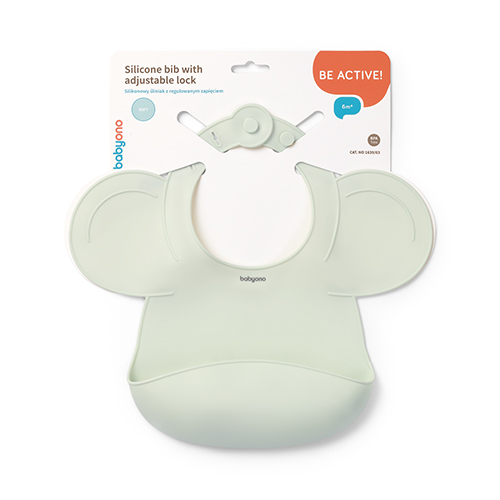 BABYONO Podbradník silikónový - Sage