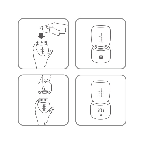 BABYONO Ohrievač dojčenských fliaš cestovný