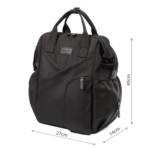 BABYONO Taška prebaľovacia/batoh Modern Style black