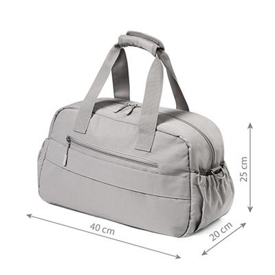 BABYONO Taška prebaľovacia cestovná 40x20x25 cm - grey