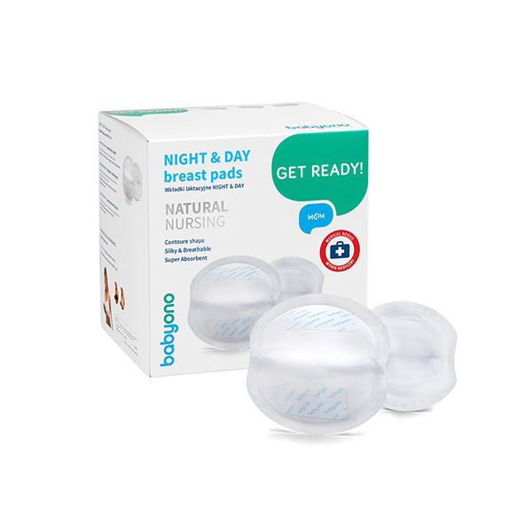BABYONO Vložky do podprsenky Night&amp;Day 40 ks