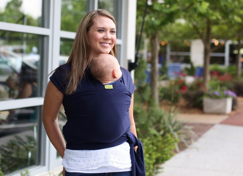 BOBA Nosič detí / šatka Classic Wrap - Navy Blue