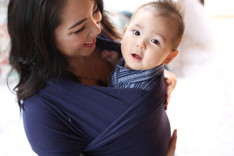 BOBA Nosič detí / šatka Classic Wrap - Navy Blue