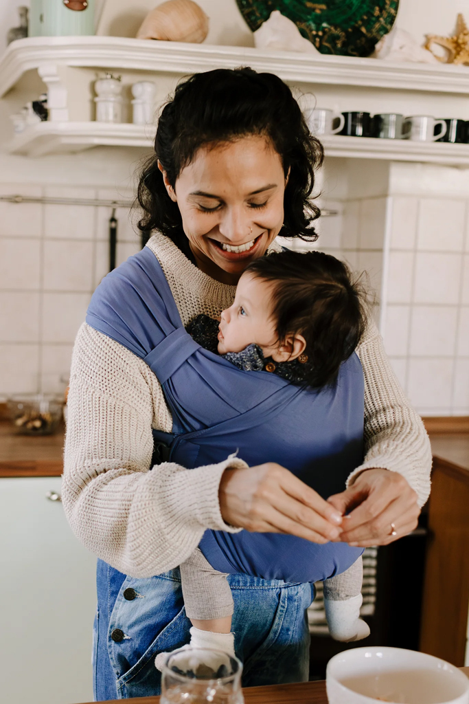 BOBA Nosič detí Boba Bliss Vintage Navy Blue V2