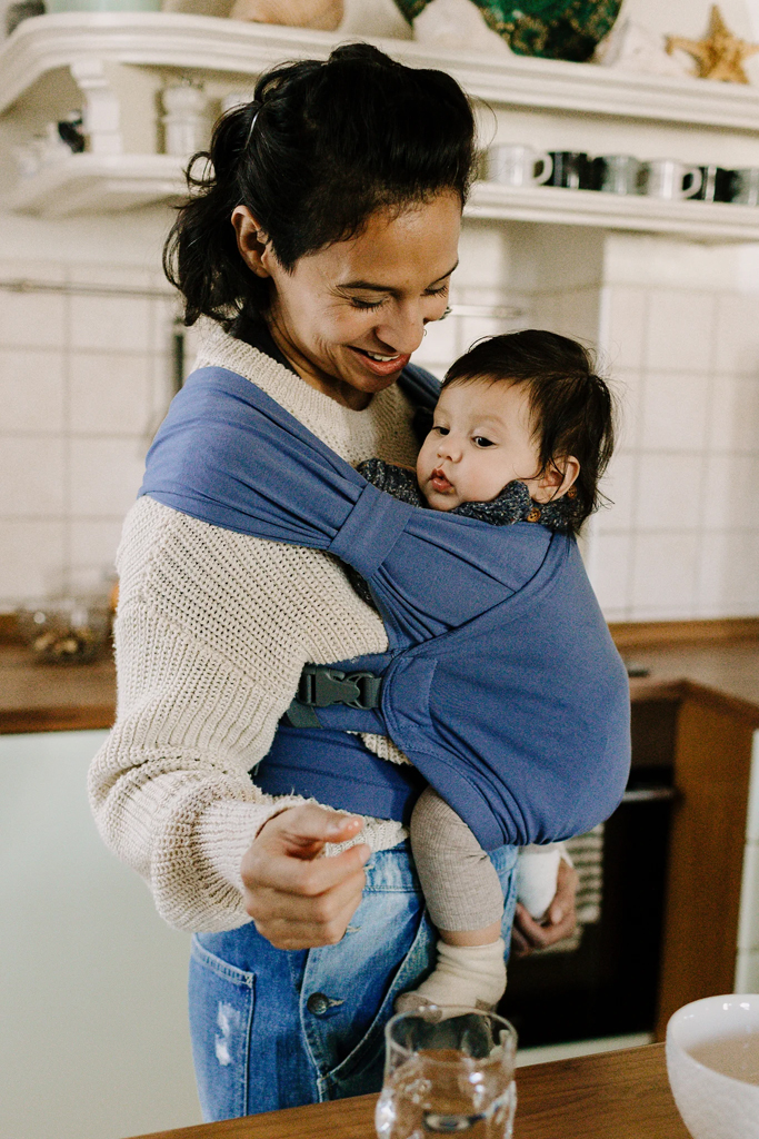 BOBA Nosič detí Boba Bliss Vintage Navy Blue V2