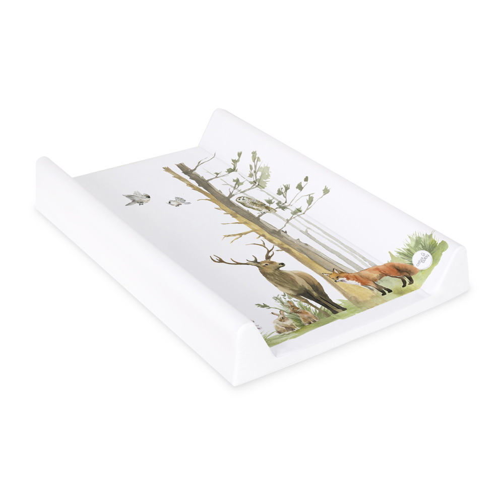 CEBA BABY Podložka prebaľovacia 2-hranná mäkká (50x70) Basic Woodland