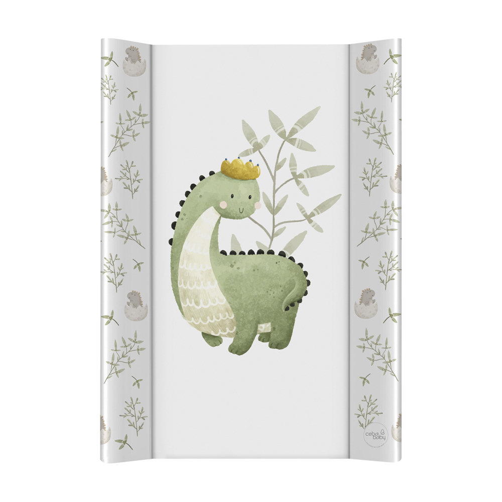 CEBA BABY Podložka prebaľovacia 2-hranná s pevnou doskou (50x70) Ultra Light Dino King