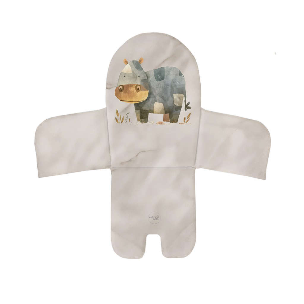 CEBA BABY Vložka do jedálenskej stoličky (38x28) Basic Cosy Hippo