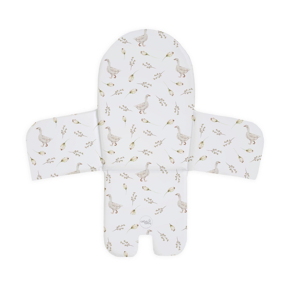 CEBA BABY Vložka do jedálenskej stoličky (38x28) Basic Goose