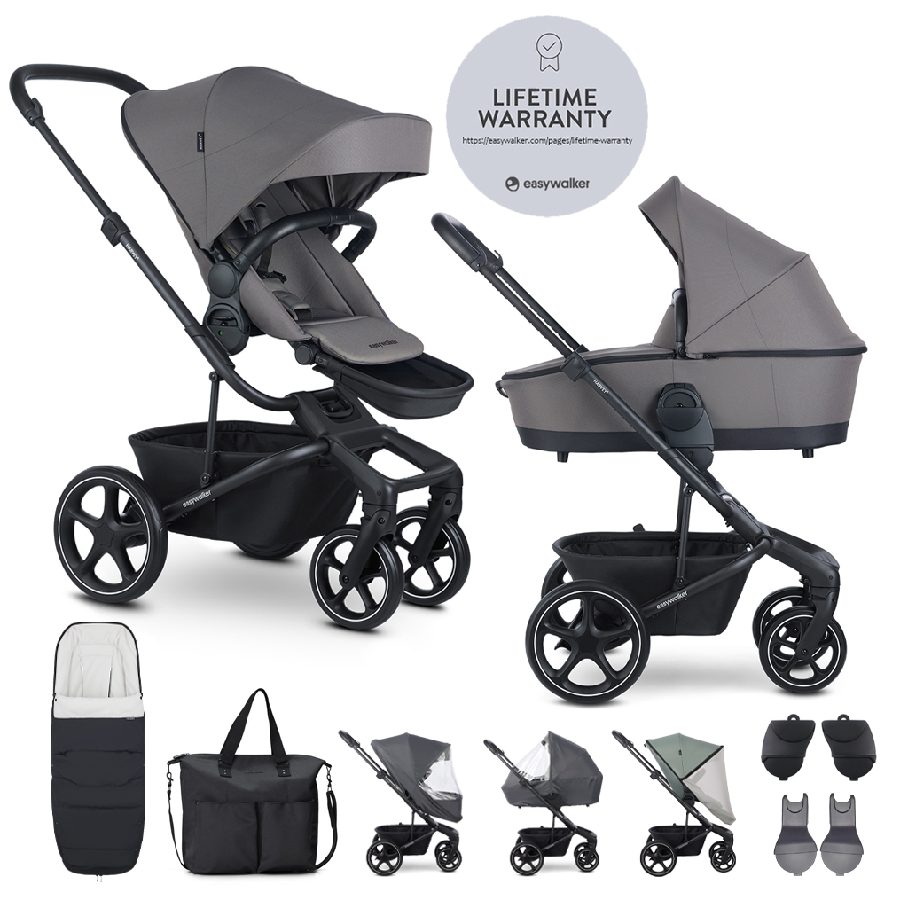 EASYWALKER Kočík kombinovaný Harvey⁵ Pebble Grey XXL RWS