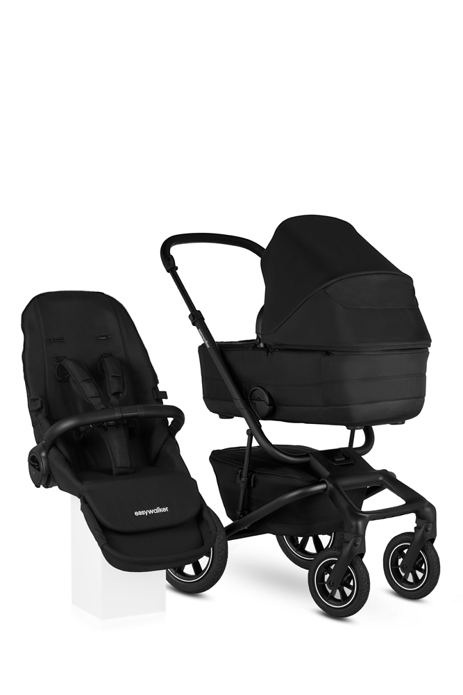 EASYWALKER Kočík kombinovaný Jimmey Pepper Black XXL AIR + RWS