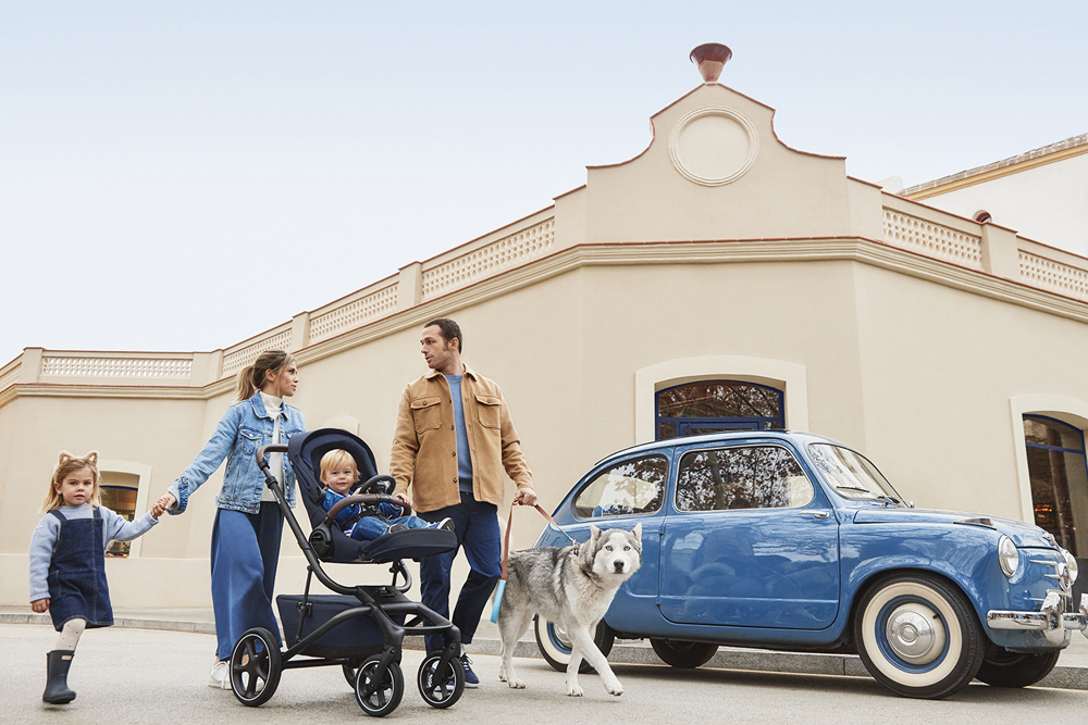 EASYWALKER Kočík kombinovaný Jimmey Pepper Black XXL AIR + RWS