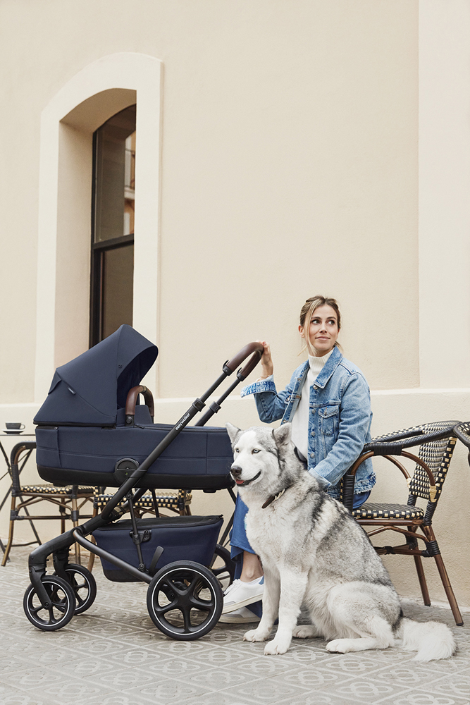 EASYWALKER Kočík kombinovaný Jimmey Pepper Black XXL AIR + RWS