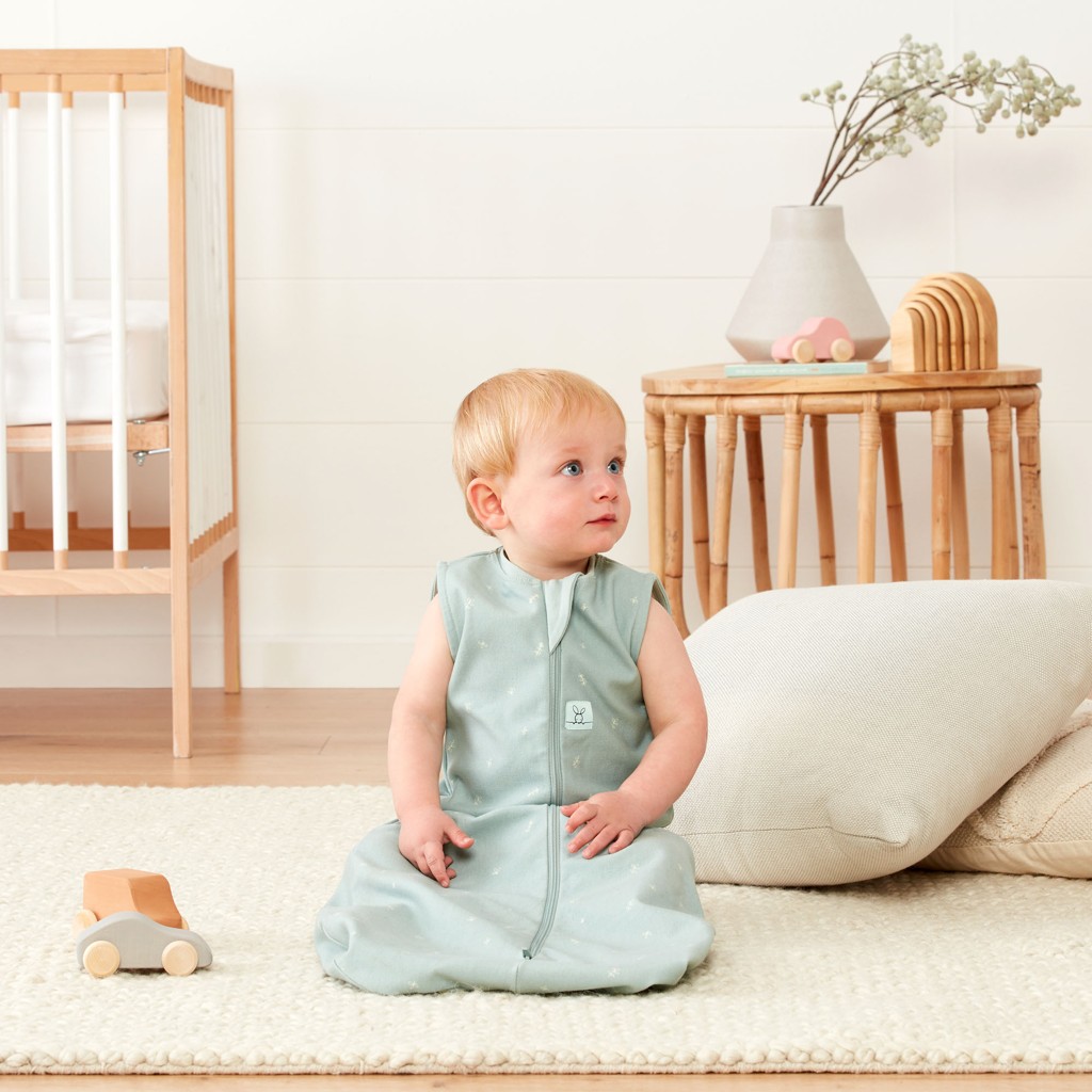 ERGOPOUCH Vak na spanie organická bavlna Jersey Sage 3-12 m, 6-10 kg, 0,2 tog