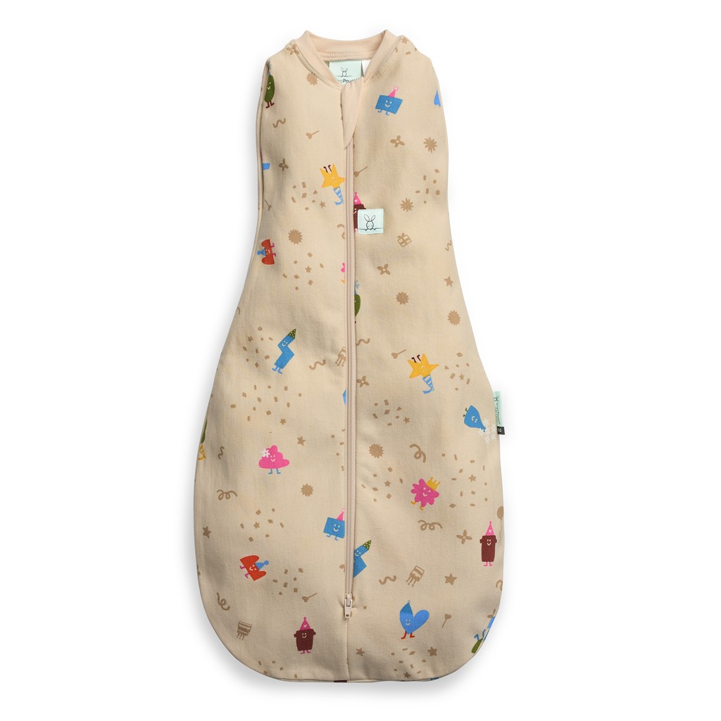 ERGOPOUCH Zavinovačka a vak na spanie 2v1 Cocoon Birthday Blobs 0-3 m, 3-6 kg, 1 tog