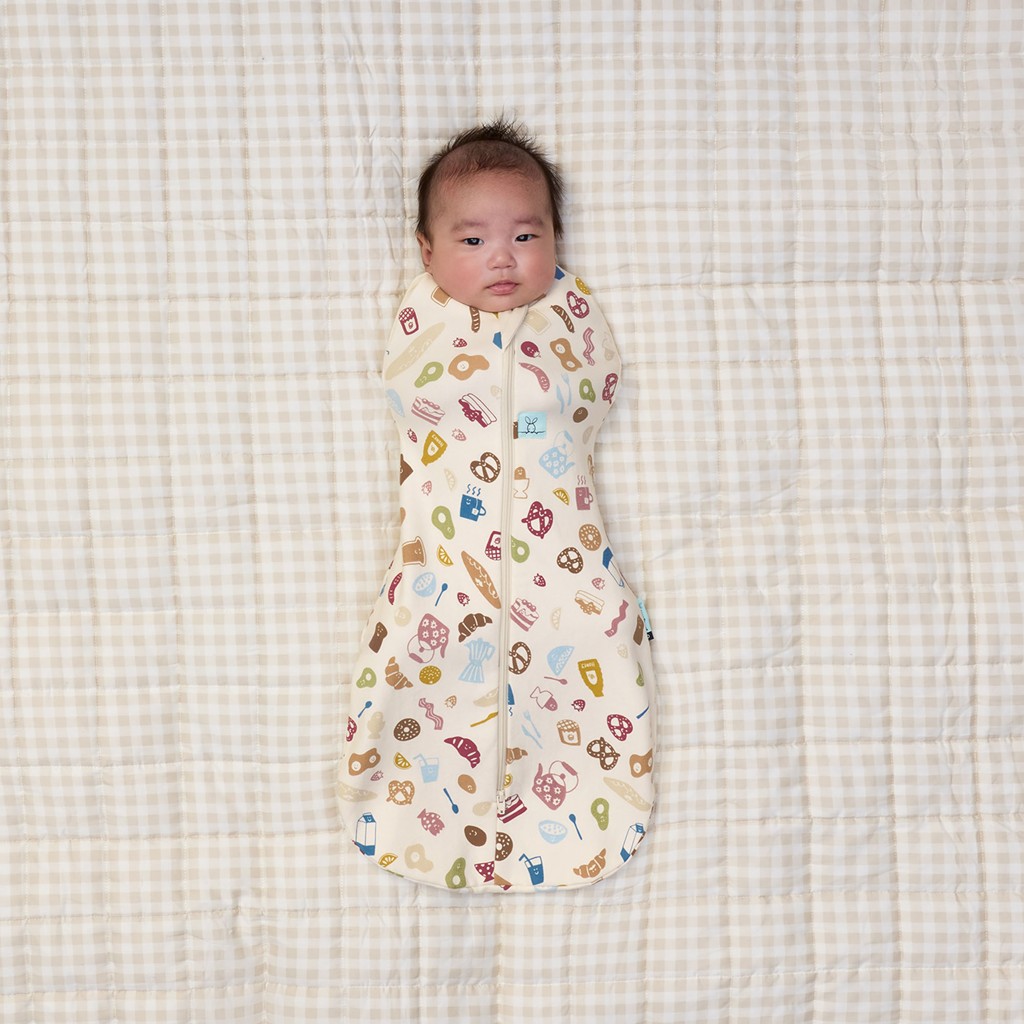 ERGOPOUCH Zavinovačka a vak na spanie 2v1 Cocoon Bon Appetit 3-6 m, 6-8 kg, 0,2 tog