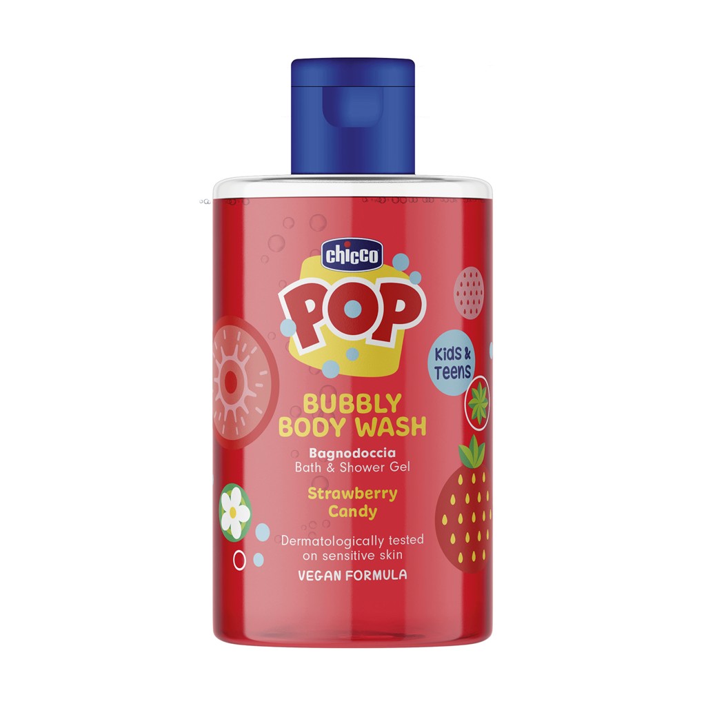 CHICCO Gél sprchový Pop Strawberry candy 300ml