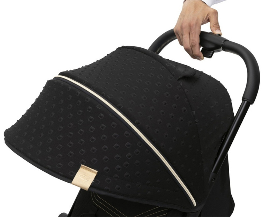 CHICCO Kočík športový Goody Xplus - Black Re_Lux Eco+