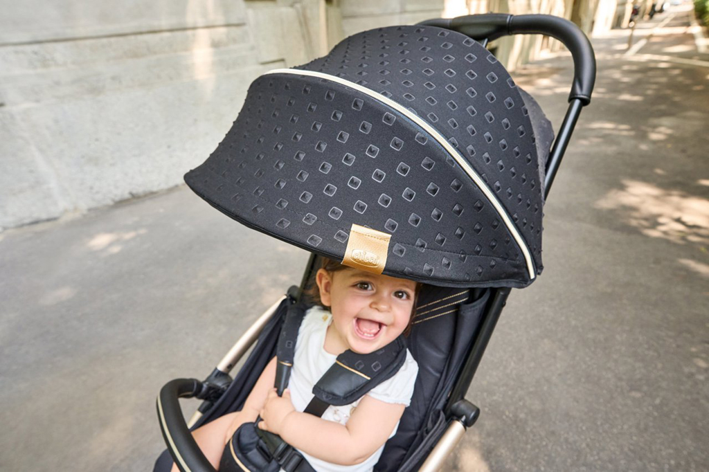 CHICCO Kočík športový Goody Xplus - Black Re_Lux Eco+