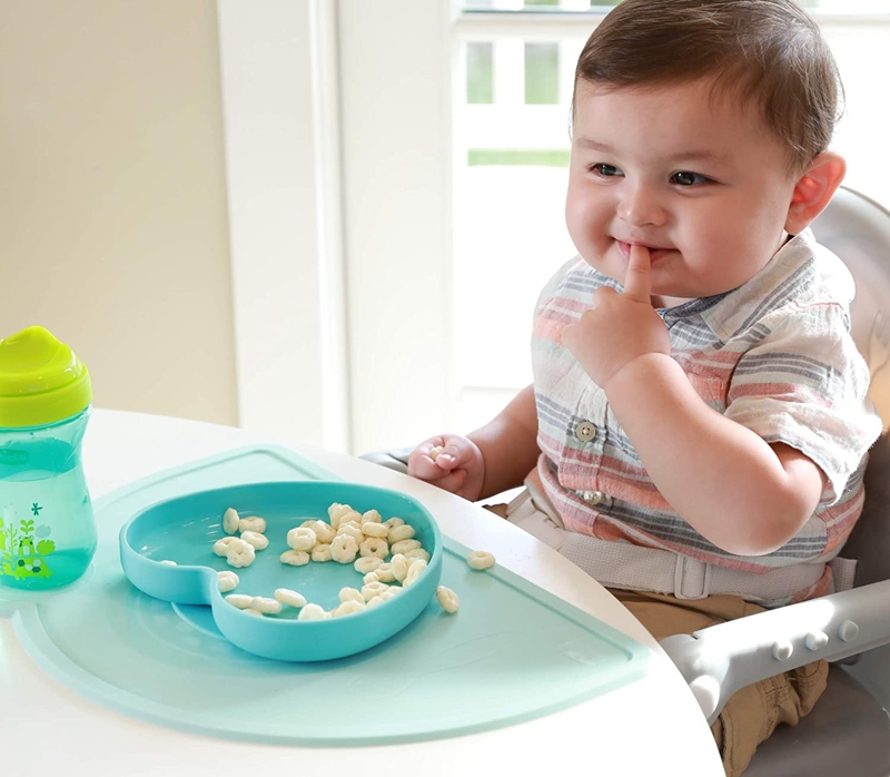 CHICCO Prestieranie silikónové, modrozelená 18m+