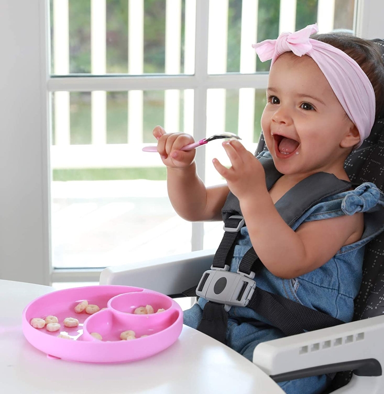 CHICCO Tanier silikónový, ružová 12m+