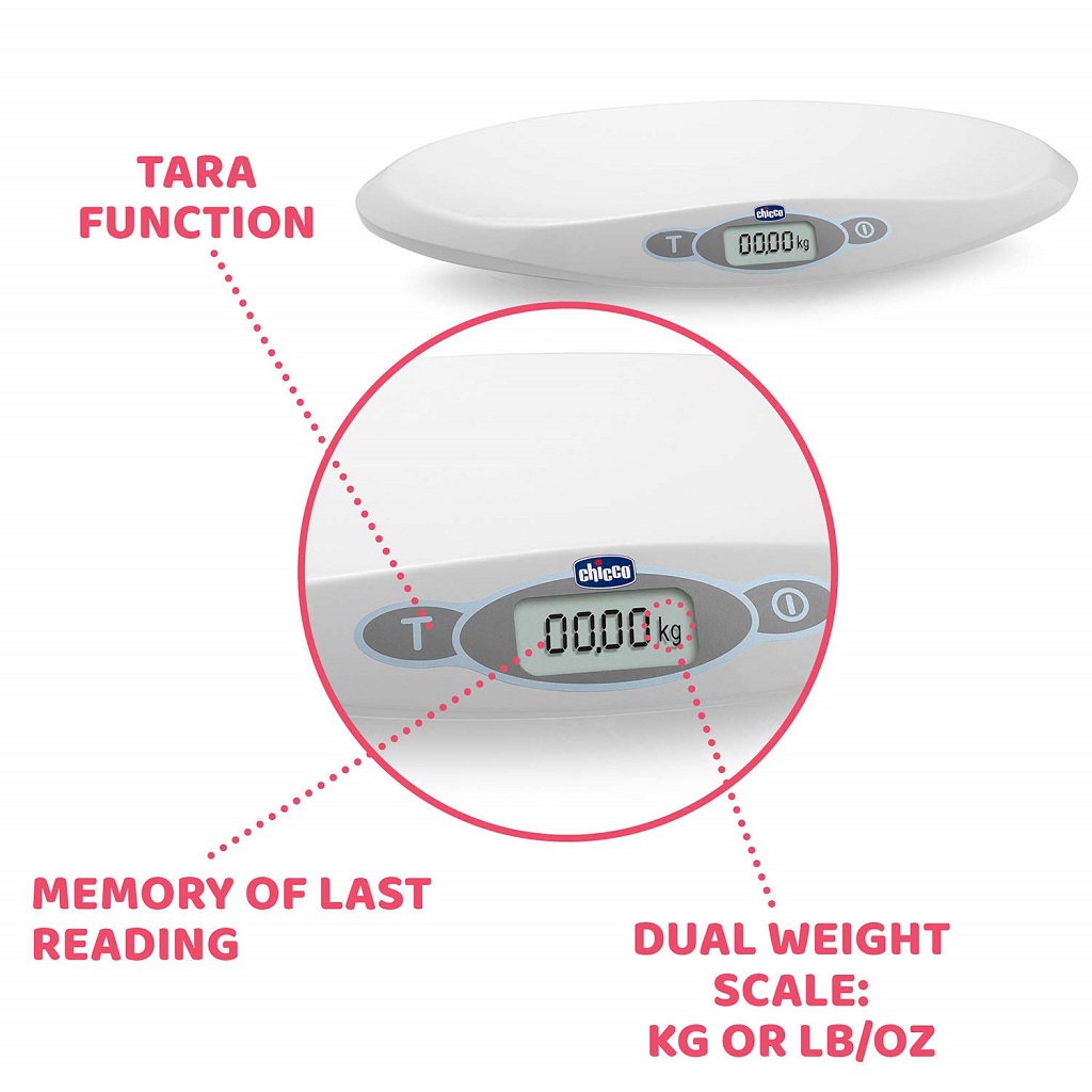 CHICCO Váha digitálna detská