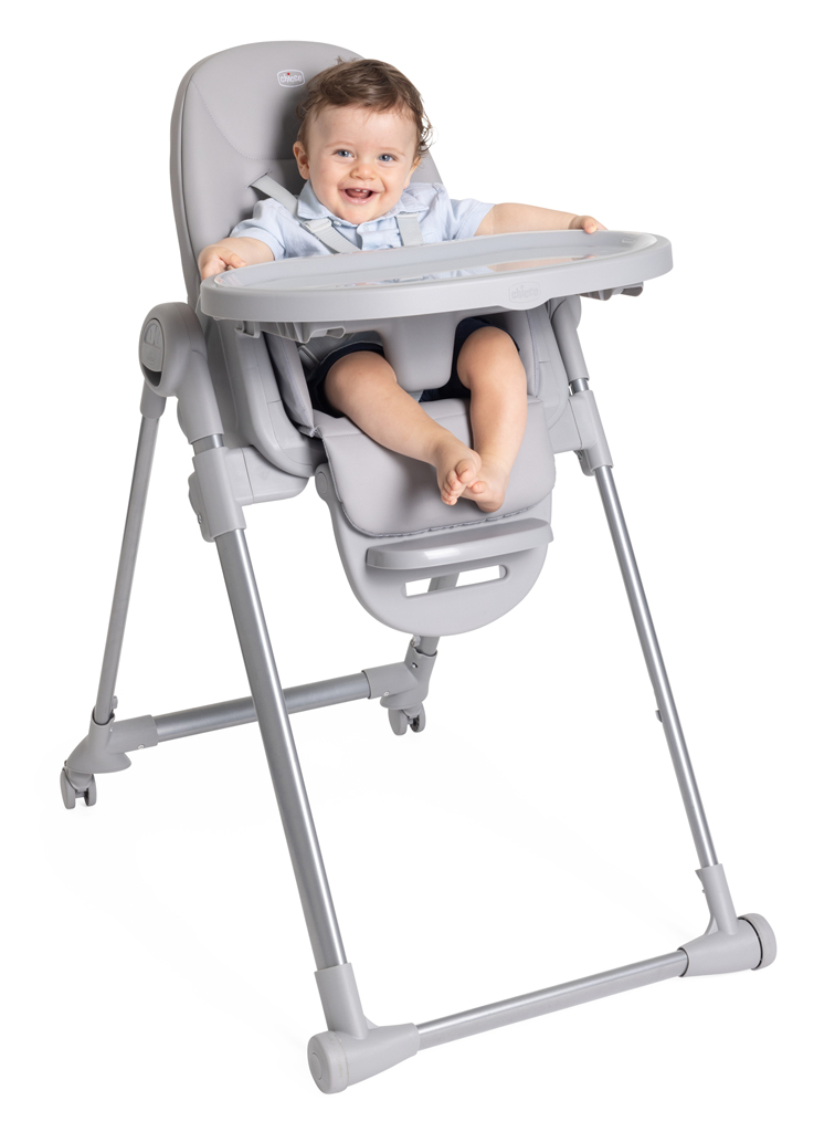 CHICCO Stolička jedálenská Polly Armonia - Steel