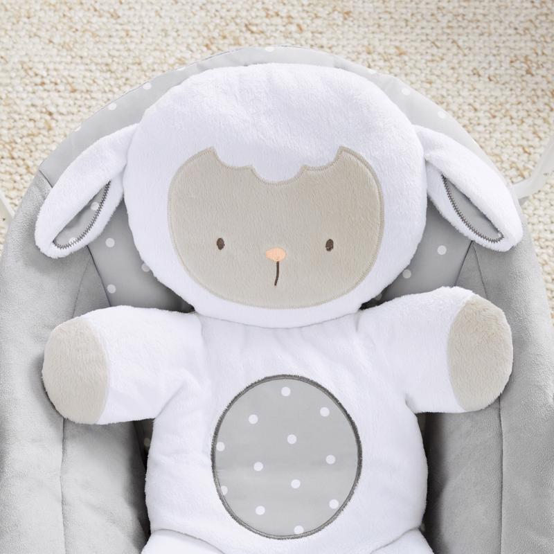 INGENUITY Hojdačka s melódiou Cuddle Lamb 0m+ do 9 kg