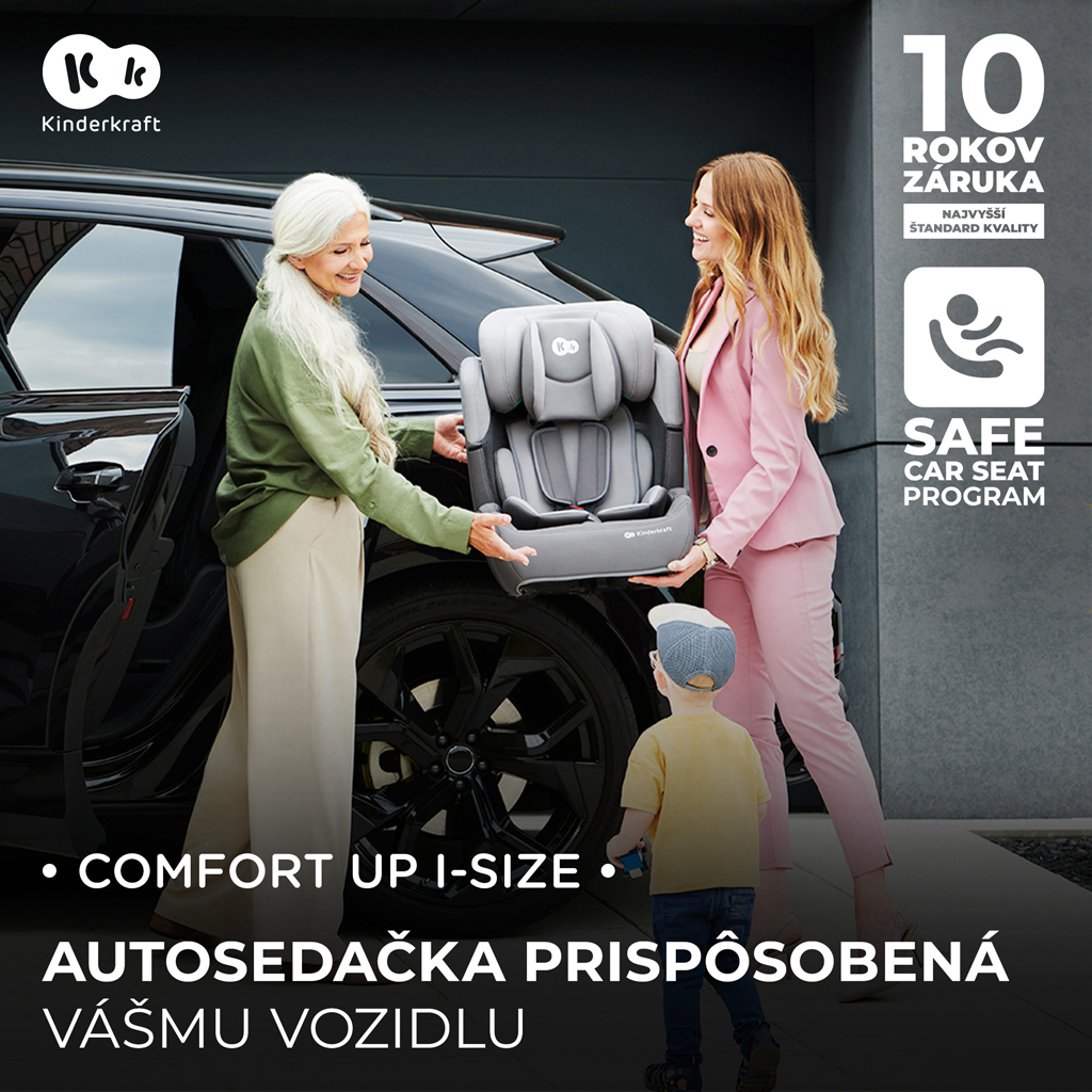 KINDERKRAFT Autosedačka Comfort up i-size green (76-150 cm)