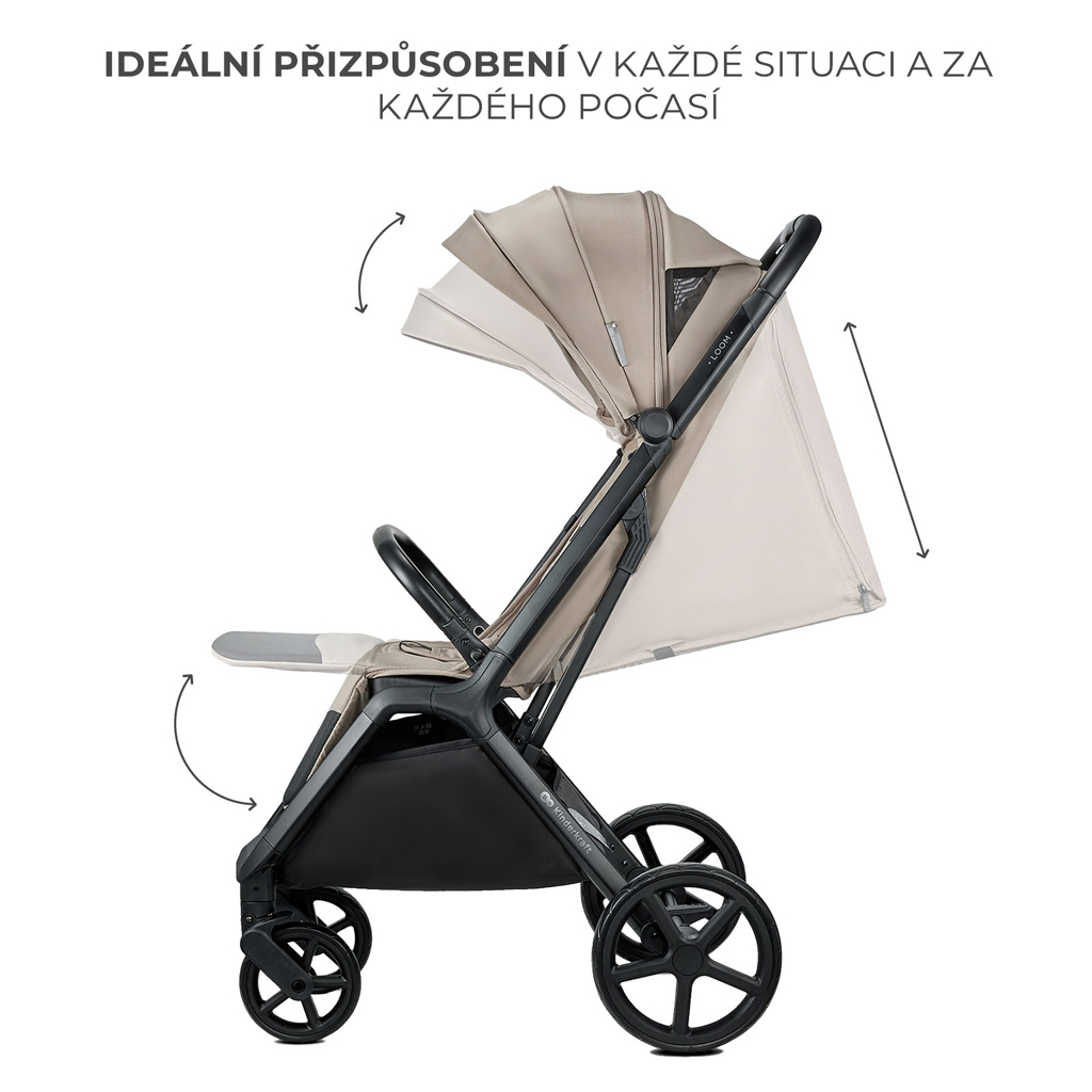 KINDERKRAFT Kočík športový Loom Beige