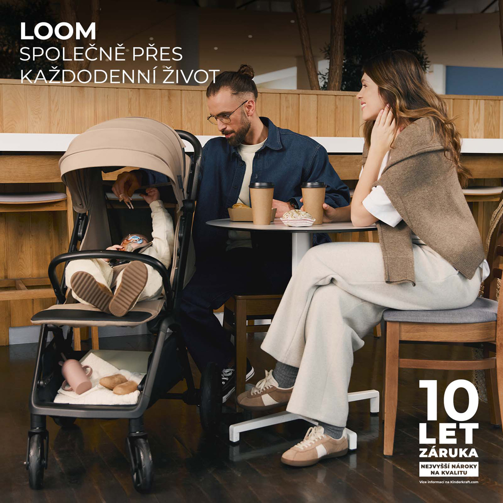 KINDERKRAFT Kočík športový Loom Beige