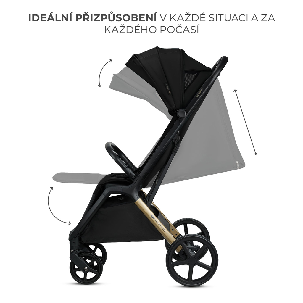 KINDERKRAFT Kočík športový Loom Black