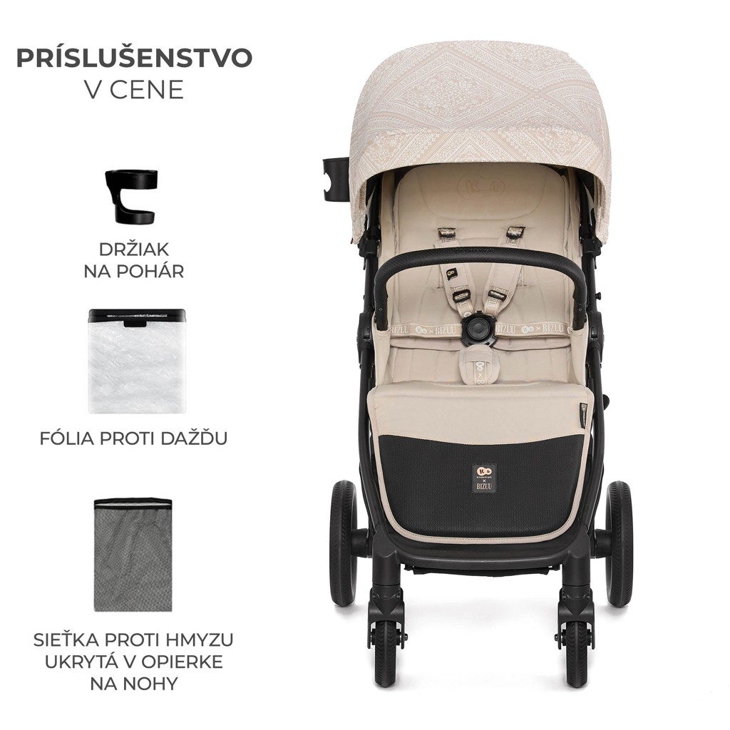 KINDERKRAFT Kočík športový Mitzy Dune Whisper Bizuu