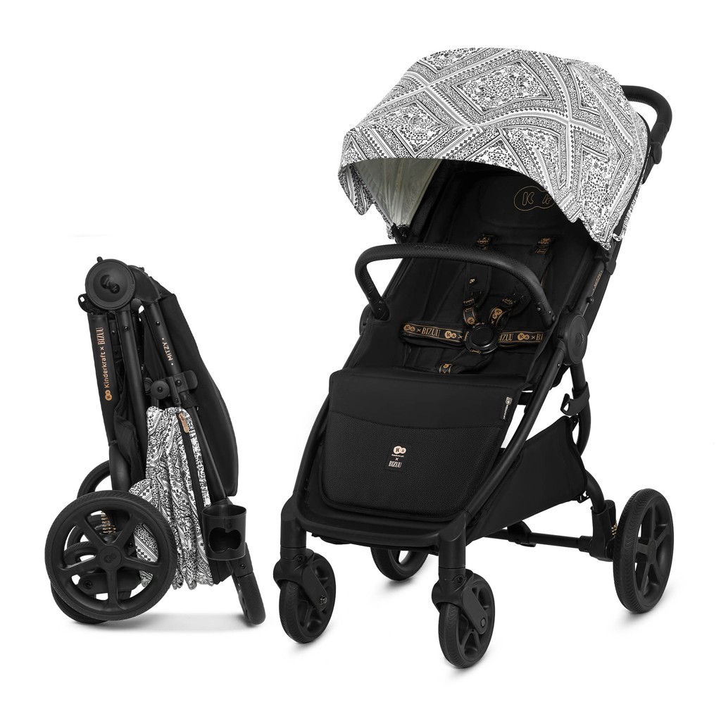 KINDERKRAFT Kočík športový Mitzy Lunar Black Bizuu