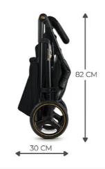 KINDERKRAFT Kočík športový Trig 3 Onyx black