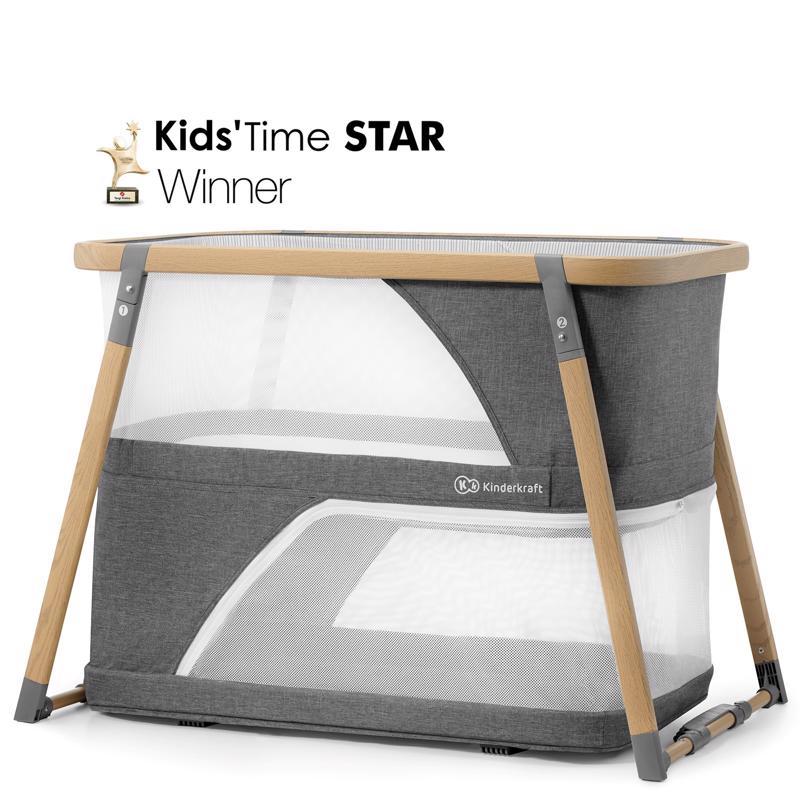 KINDERKRAFT Postieľka multifunkčná 4v1 Sofi Gray