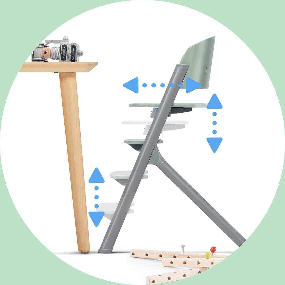 KINDERKRAFT SELECT Stolička jedálenská LIVY Aster Pink, Premium