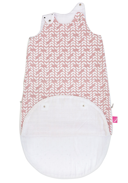 MOTHERHOOD Vak spací 2v1 ZIP-A-Round Beige mušelínový Pink Classics 3-18m 0,5 tog