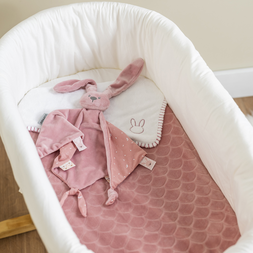 NATTOU Deka Lapidou old pink/white 75x100 cm