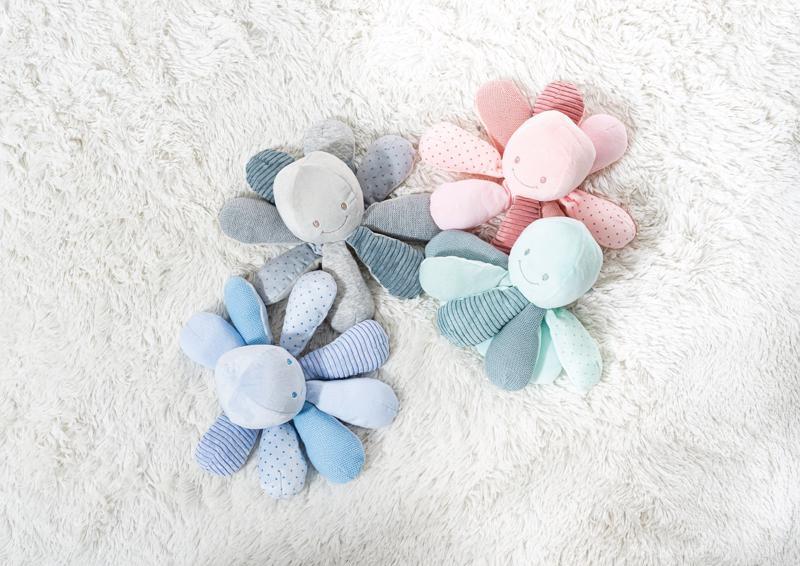 NATTOU Hračka chobotnička edukačná 8 aktivít Lapidou mint