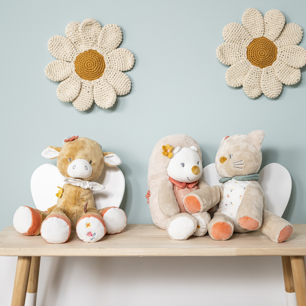 NATTOU Ježko plyšový Zoe 32 cm Mila, Zoe &amp; Lana