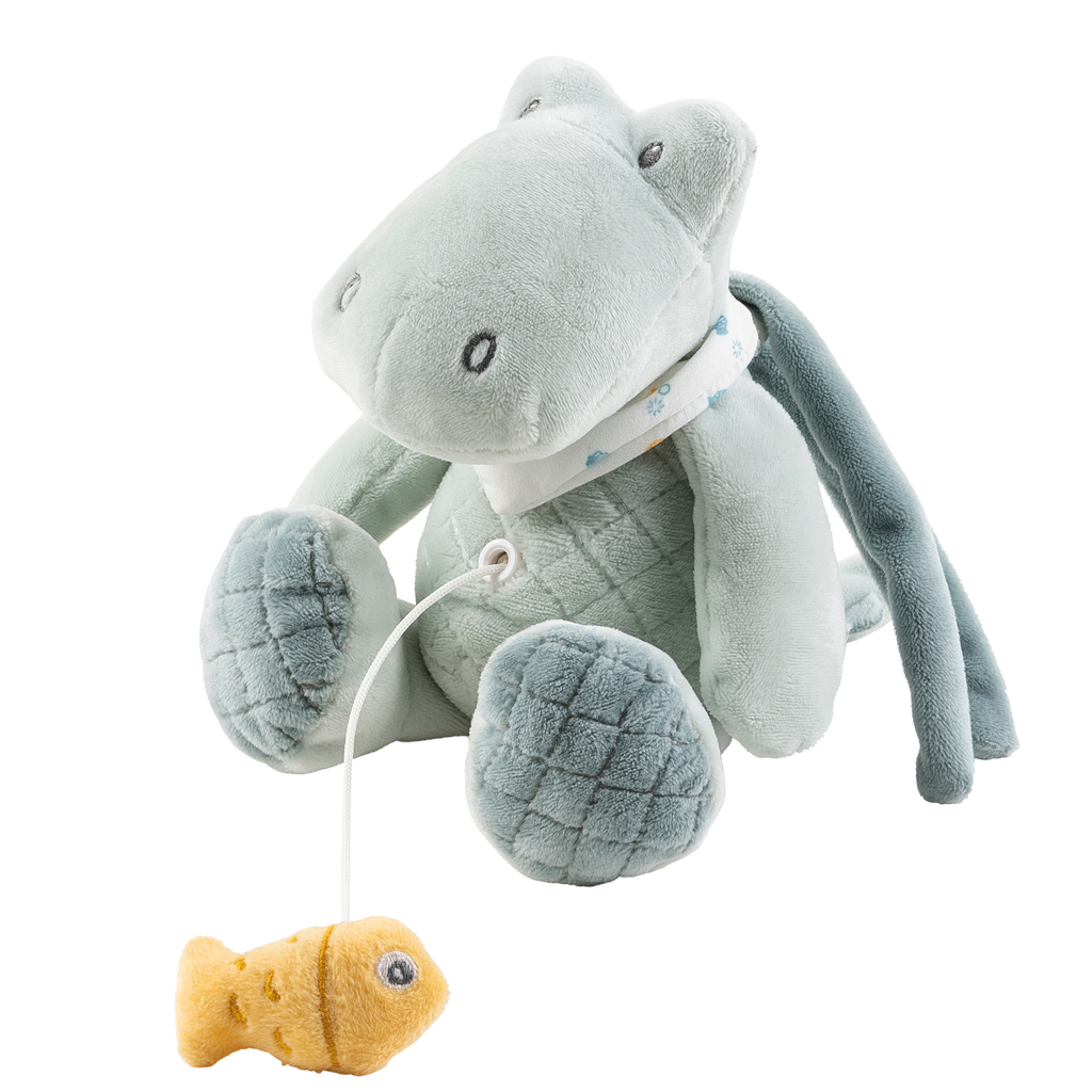 NATTOU Krokodíl plyšový hudobný Romeo 23 cm Romeo, Jules &amp; Sally