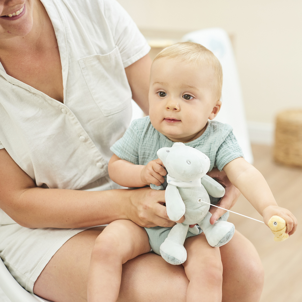 NATTOU Krokodíl plyšový hudobný Romeo 23 cm Romeo, Jules &amp; Sally