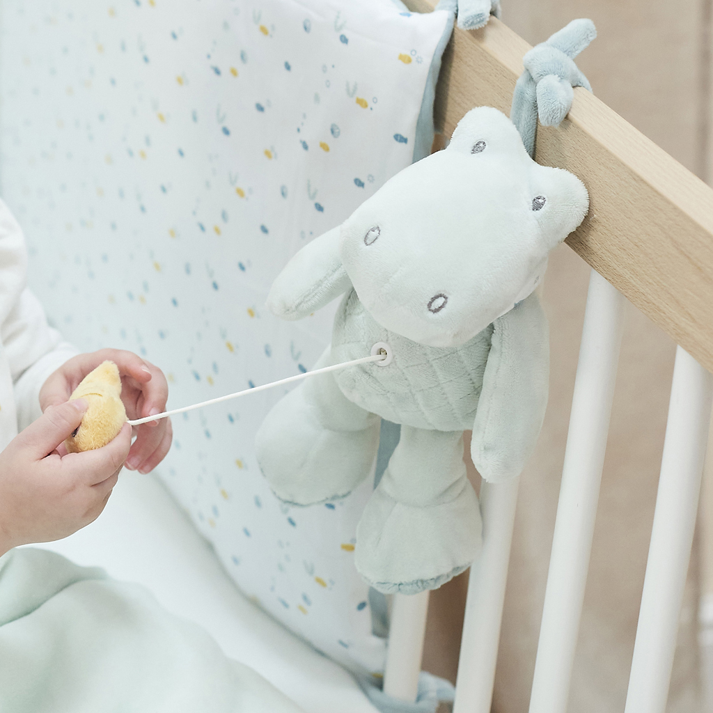 NATTOU Krokodíl plyšový hudobný Romeo 23 cm Romeo, Jules &amp; Sally