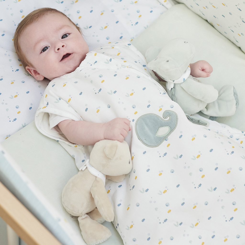 NATTOU Krokodíl plyšový mini Romeo s hrkálkou 20 cm Romeo, Jules &amp; Sally