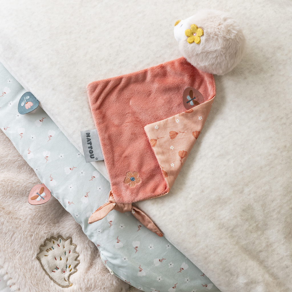 NATTOU Maznáčik plyšový mini ježko Zoe 28 cm Mila, Zoe &amp; Lana