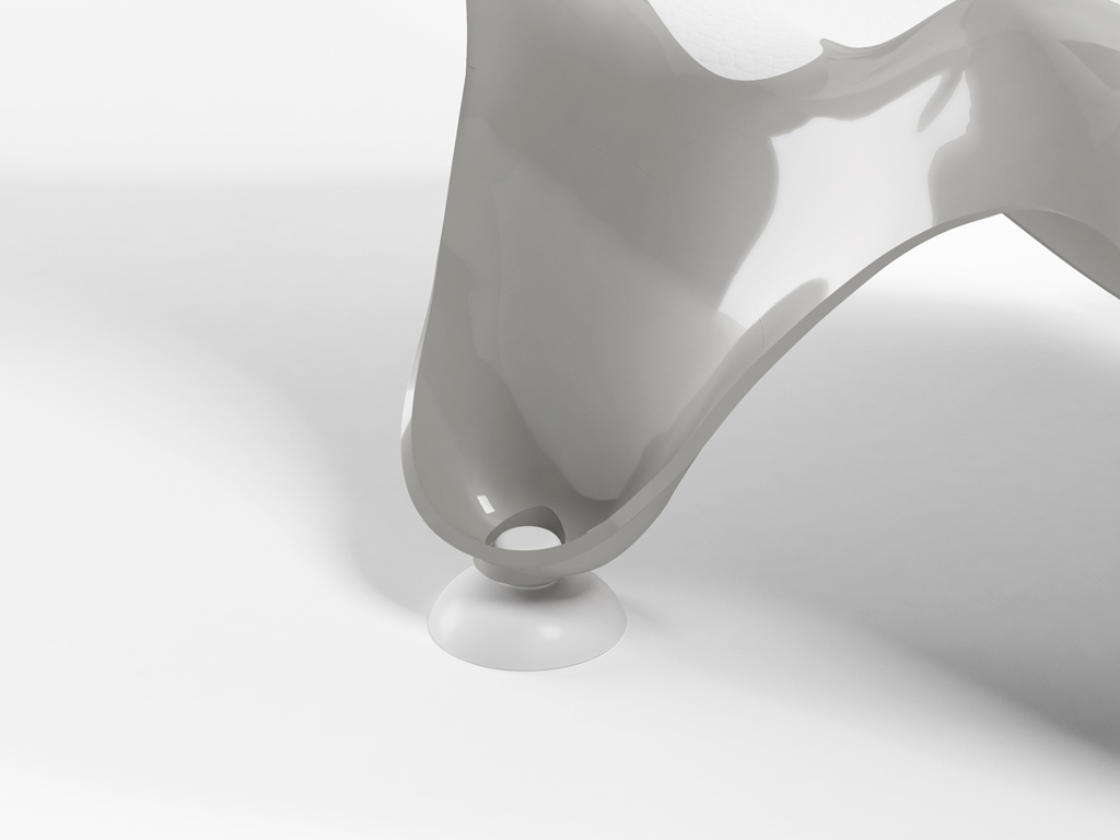 OK BABY Lehátko do vaničky Buddy grey