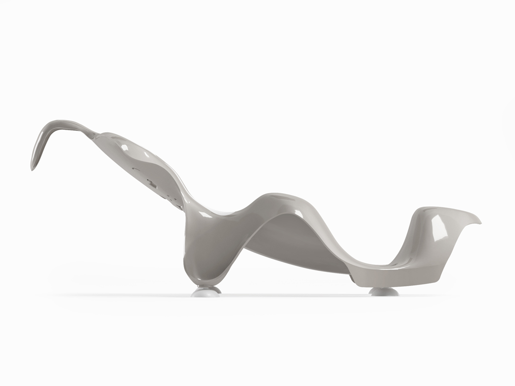 OK BABY Lehátko do vaničky Buddy grey