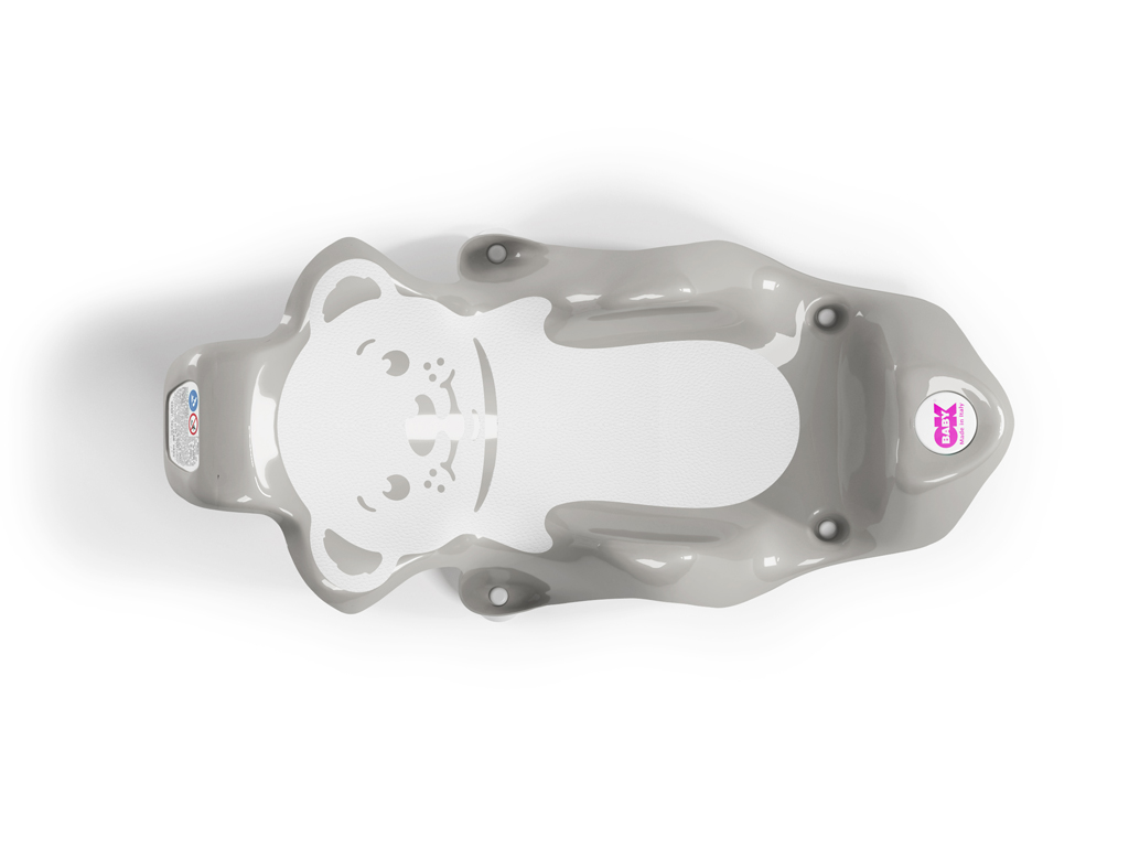 OK BABY Lehátko do vaničky Buddy grey