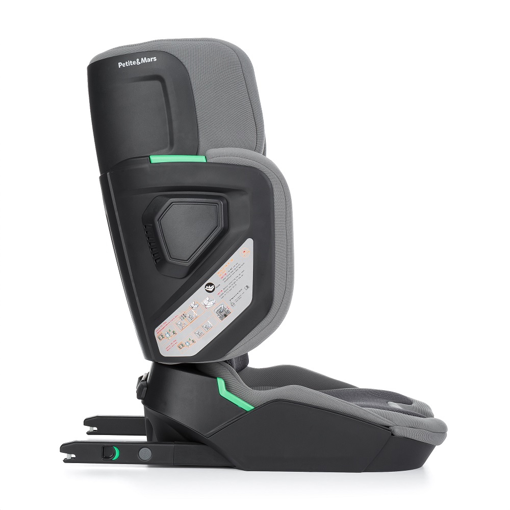 PETITE&amp;MARS Autosedačka Flex Pro i-Size Grey Air 100-150 cm (15-36 kg)